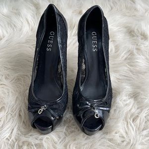 Guess Lace Heels. Size 7.5